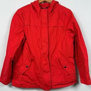 Orly Women's 100% Cotton Hooded Utility Jacket, Size 14